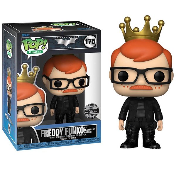 Funko Pop! Digital NFT Batman Freddy Funko As Lieutenant Gordon 175 Exclusivo