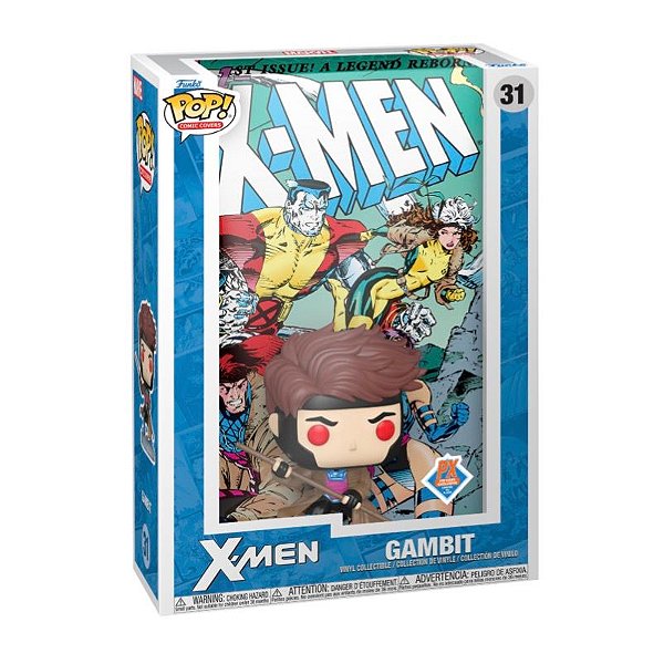 Funko Pop Comic Covers Marvel X Men Gambit 31 Exclusivo Original Moça Do Pop Funko Pop é Aqui 