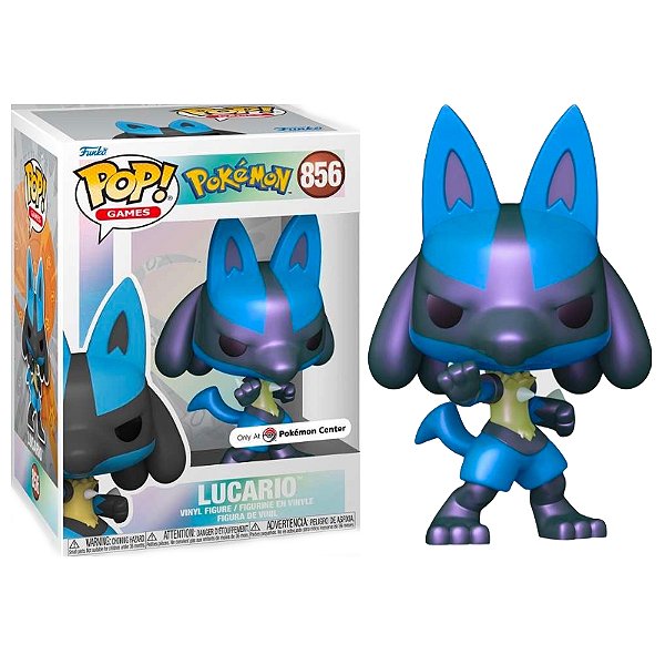 Funko Pop! Games Pokemon Lucario 856 Exclusivo Pearlescent