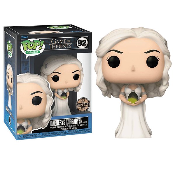 Funko Pop! Digital NFT Television Game Of Thrones Daenerys Targaryen 92 Exclusivo 999 Pcs