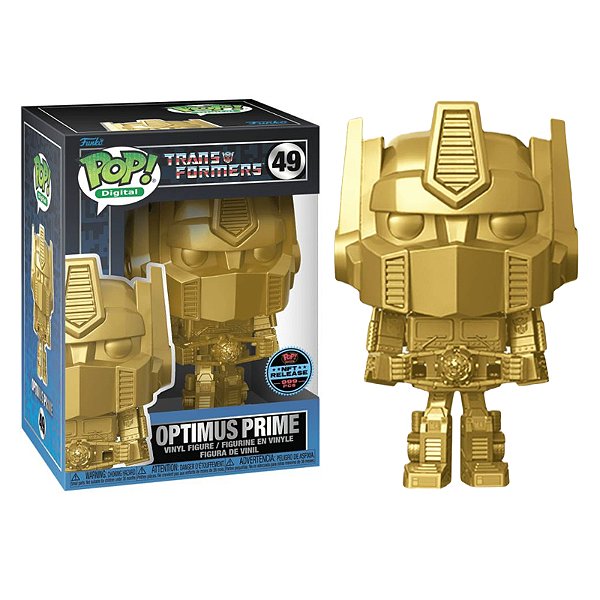 Funko Pop! Digital NFT Filme Transformers Optimus Prime 49 Exclusivo