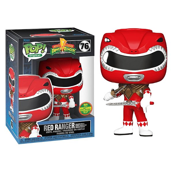 Funko Pop! Digital NFT Television Power Ranger Red Ranger 76 Exclusivo