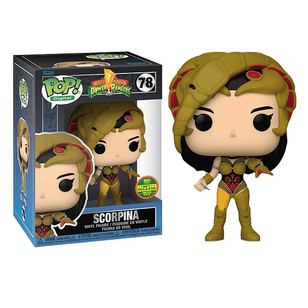 Funko Pop! Digital NFT Television Power Ranger Scorpina 78 Exclusivo