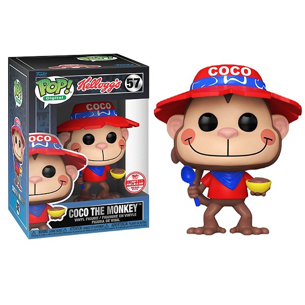 Funko Pop! Digital NFT Kelloggs Coco The Monkey 57 Exclusivo