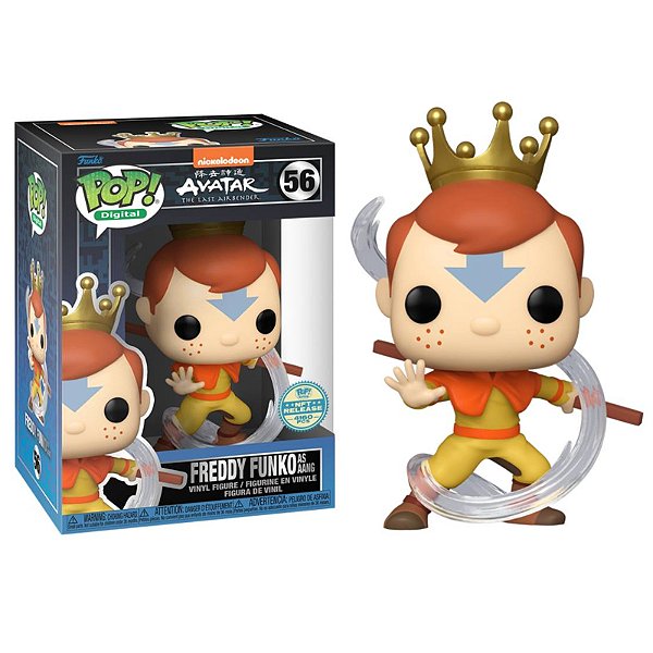 Funko Pop! Digital NFT Animation Avatar Freddy Funko As Aang 56 Exclusivo
