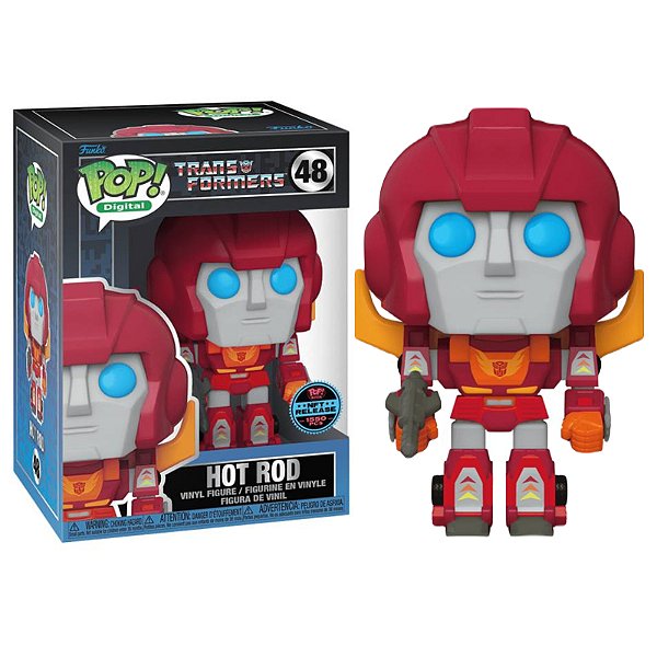 Funko Pop! Digital NFT Transformers Hot Rod 48 Exclusivo