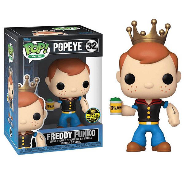 Funko Pop! Digital NFT Animation Popeye Freddy Funko 32 Exclusivo