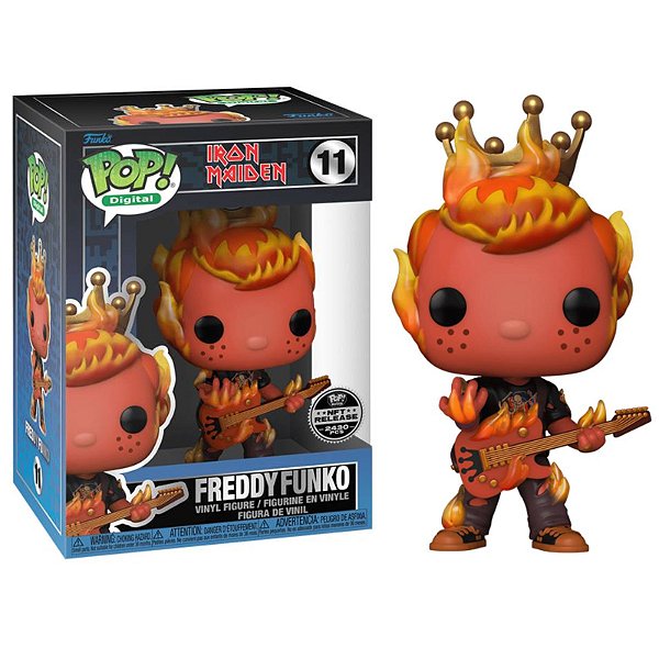 Funko Pop! Digital NFT Iron Maiden Freddy Funko 11 Exclusivo