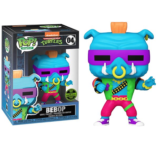 Funko Pop! Digital NFT Animation Teenage Mutant Ninja Turtles Bebop 04 Exclusivo