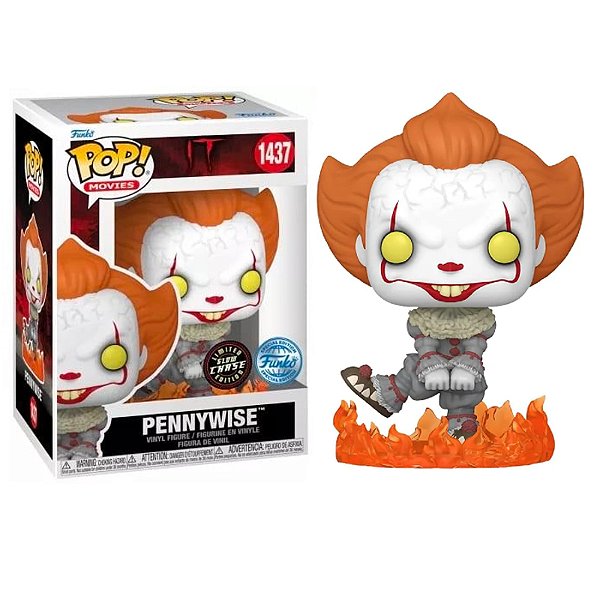 Funko Pop! Filme IT A coisa Pennywise 1437 Exclusivo Chase