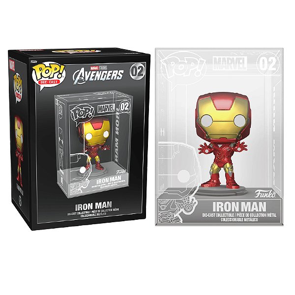 Funko Pop! Die Cast Marvel Avengers Homem de Ferro Iron Man 02