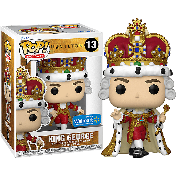 Funko Pop! Broadway Hamilton King George 13 Exclusivo