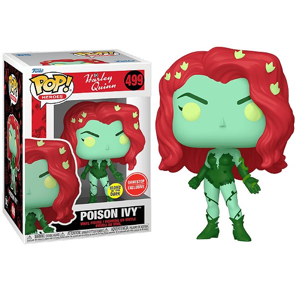 Funko Pop! DC Comics Harley Quinn Hera Venenosa Poison Ivy 499 Exclusivo Glow