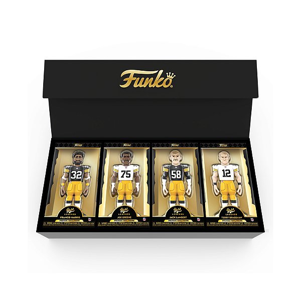Funko Soda! Football NFL Gold Pittsburgh Steelers 4 Pack