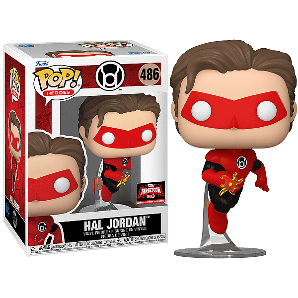 Funko Pop! DC Comics Lanterna Verde / Green Lantern Hal Jordan 486 Exclusivo Red