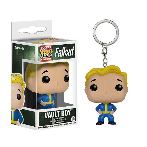 Funko Pop! Keychain Chaveiro Fallout Vault Boy