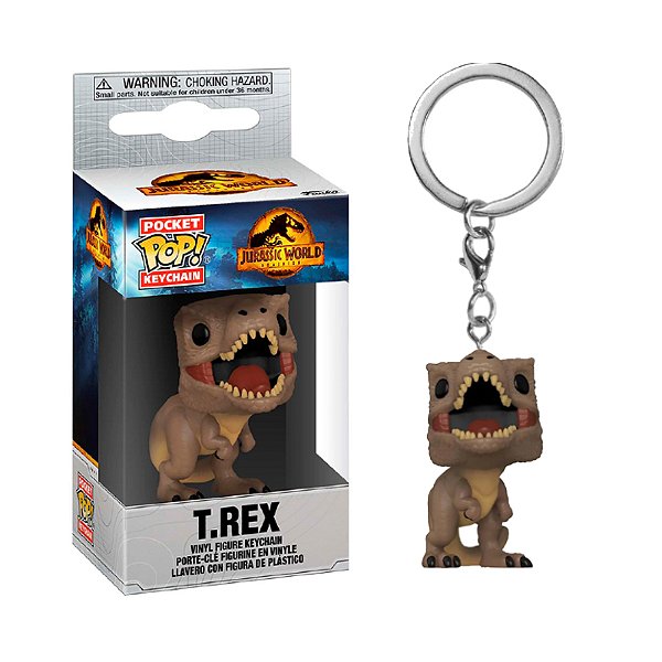 Funko Pop! Keychain Chaveiro Jurassic World T. Rex