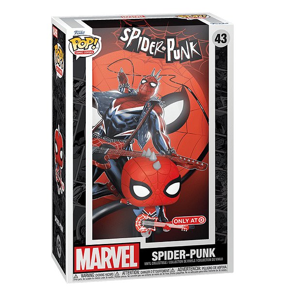 Funko Pop! Comic Covers Marvel Spider Man Spider-Punk 43 Exclusivo