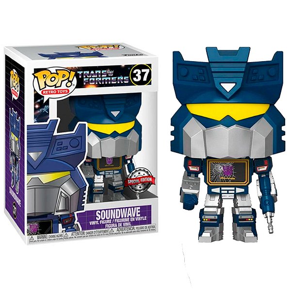 Funko Pop! Retro Toys Filme Transformers Soundwave 37 Exclusivo