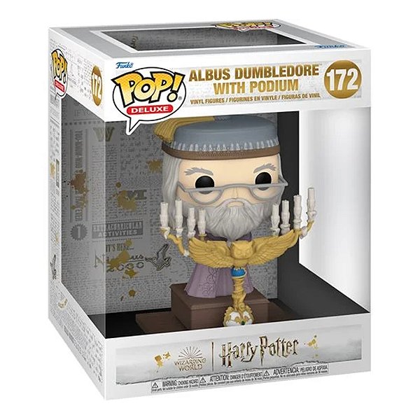 Funko Pop! Deluxe Filme Harry Potter Albus Dumbledore With Podium 172