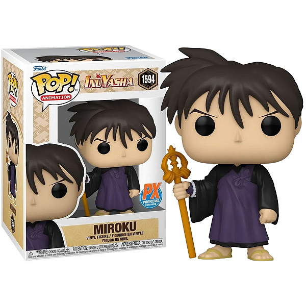 Funko Pop! Animation InuYasha Miroku 1594 Exclusivo