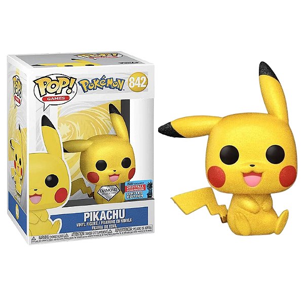 Funko Pop! Games Pokemon Pikachu 842 Exclusivo Diamond