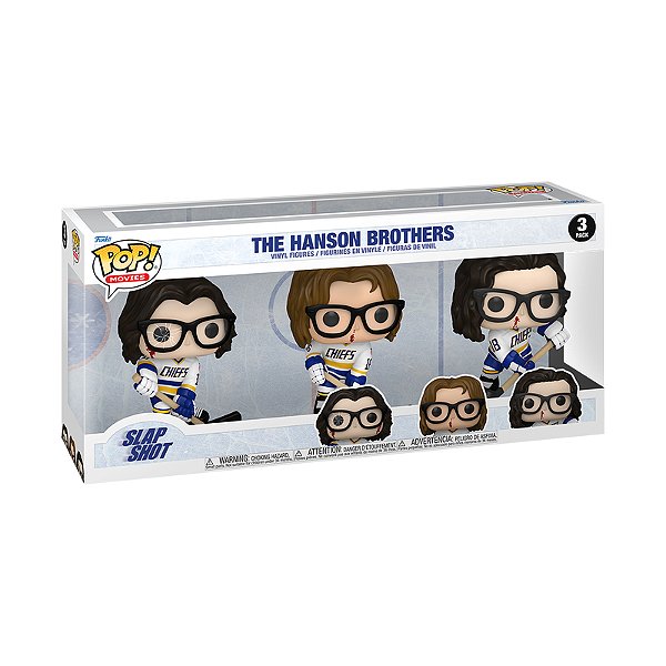 Funko Pop! Filme Vale tudo Slap Shot The Manson Brothers 3 Pack