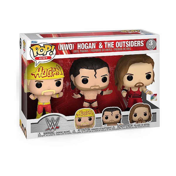 Funko Pop! WWE (NWO) Hogan and The Outsiders 3 Pack Exclusivo