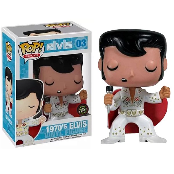 Funko Pop! Rocks 1970s Elvis Presley 03 Exclusivo Chase
