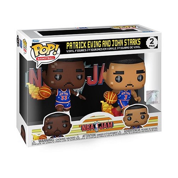 Funko Pop! Basketball NBA Patrick Ewing and John Starks 2 Pack Exclusivo