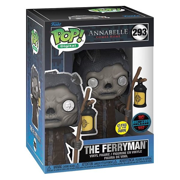 Funko Pop! Digital NFT Filme Annabelle The Ferryman 293 Exclusivo Glow