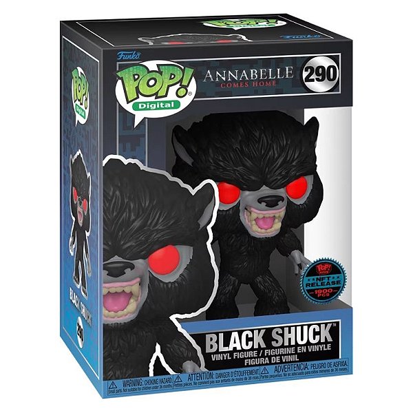 Funko Pop! Digital NFT Filme Annabelle Black Shuck 290 Exclusivo