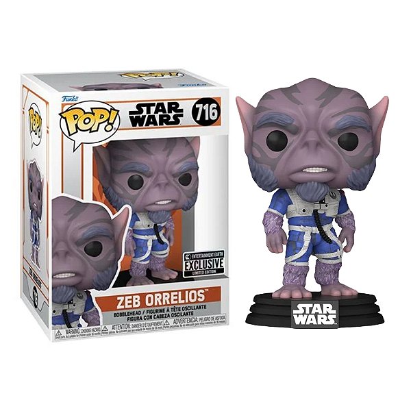 Funko Pop! Television Star Wars Zeb Orrelios 716 Exclusivo