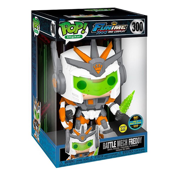Funko Pop! Digital NFT Funime  Battle Mech Freddy 300 Exclusivo Glow