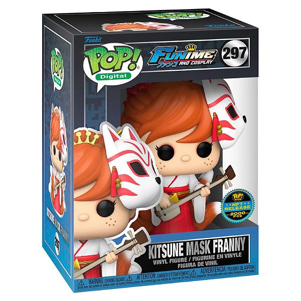 Funko Pop! Digital NFT Funime Kitsune Mask Franny 297 Exclusivo