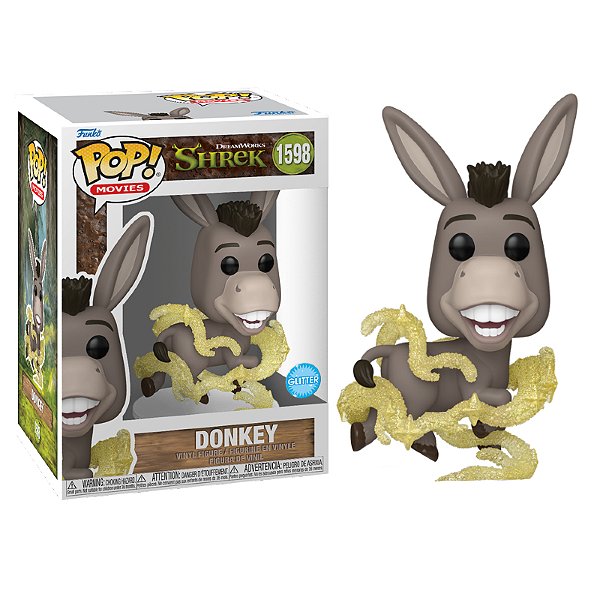 Funko Pop! Filme Shrek Burro Donkey 1598 Exclusivo Glitter