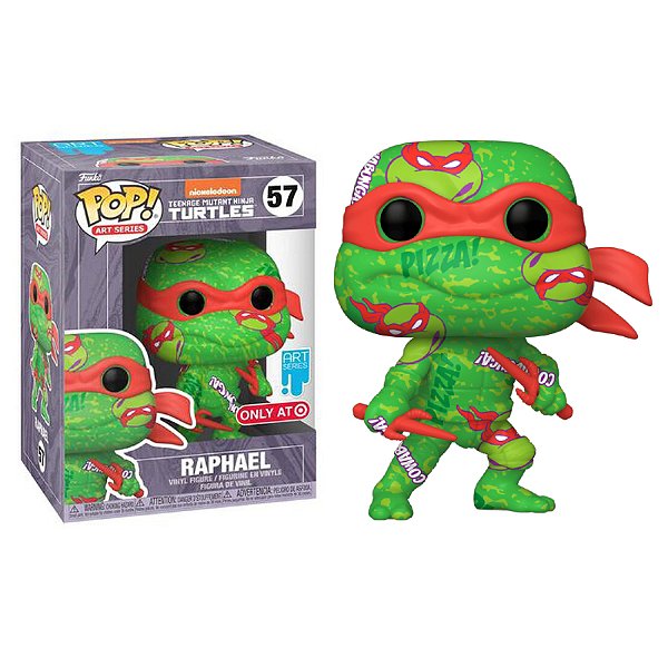 Funko Pop! Art Series As Tartarugas Ninjas Raphael 57 Exclusivo