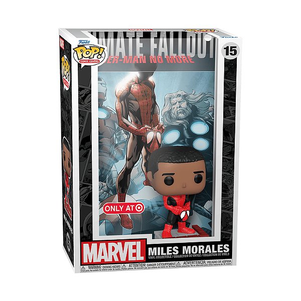 Funko Pop! Album Marvel Homem Aranha / Spider Man Miles Morales 15 Exclusivo