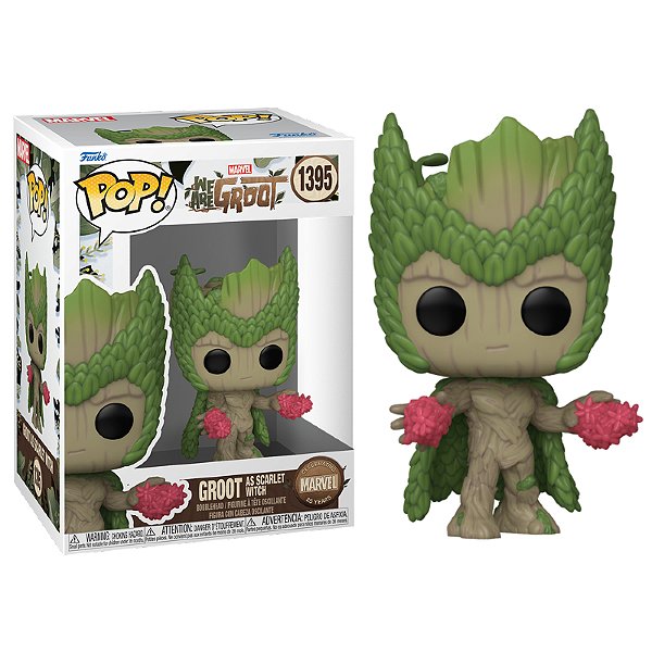 Funko Pop! Marvel Eu sou Groot / I Am Groot As Scarlet Witch 1395