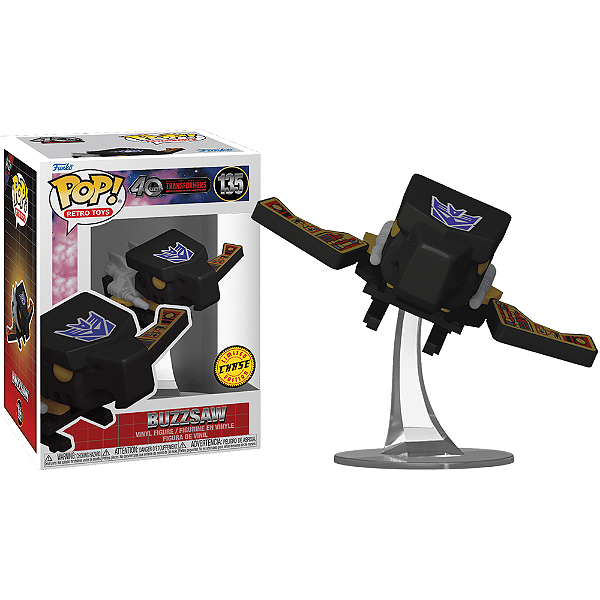 Funko Pop! Retro Toys Transformers Buzzsaw 135 Exclusivo Chase