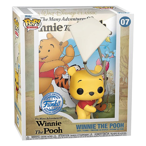 Funko Pop! VHS Cover Disney Ursinho Pooh Winnie The Pooh 07 Exclusivo