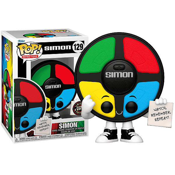 Funko Pop! Retro Toys Simon 129 Exclusivo Glow Chase