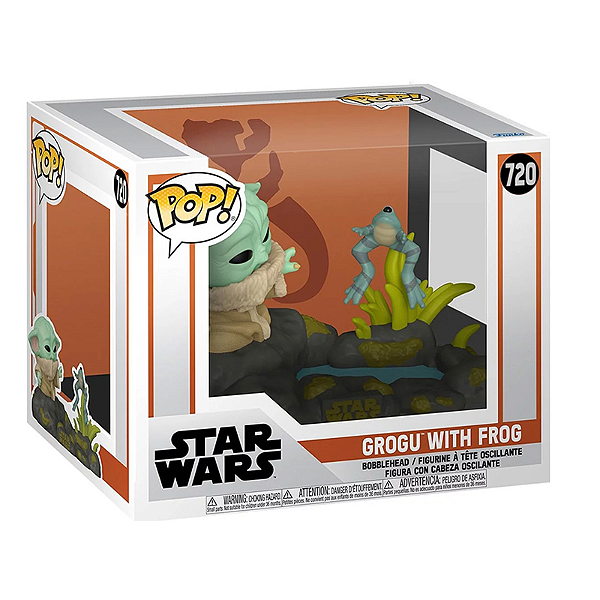 Funko Pop! Television Star Wars Baby Yoda Grogu with Frog 720