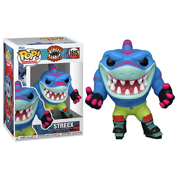 Funko Pop! Television Esquadrão Tubarão / Street Sharks Streex 1615
