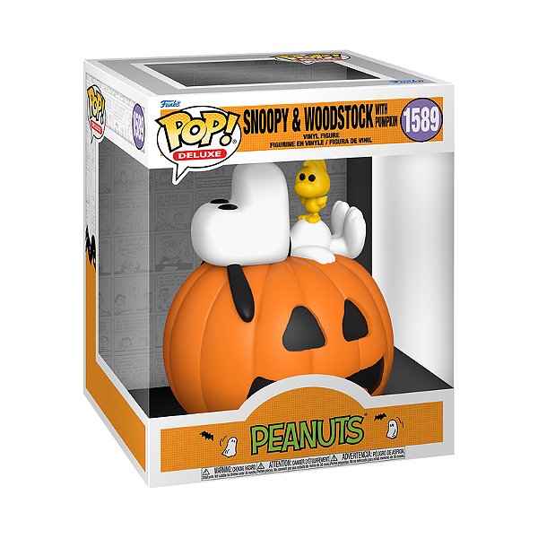 Funko Pop! Deluxe Television Peanuts Snoopy & Woodstock With Pumpkin 1589