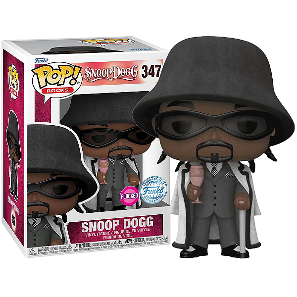 Funko Pop! Rocks Snoop Dogg 347 Exclusivo Flocked