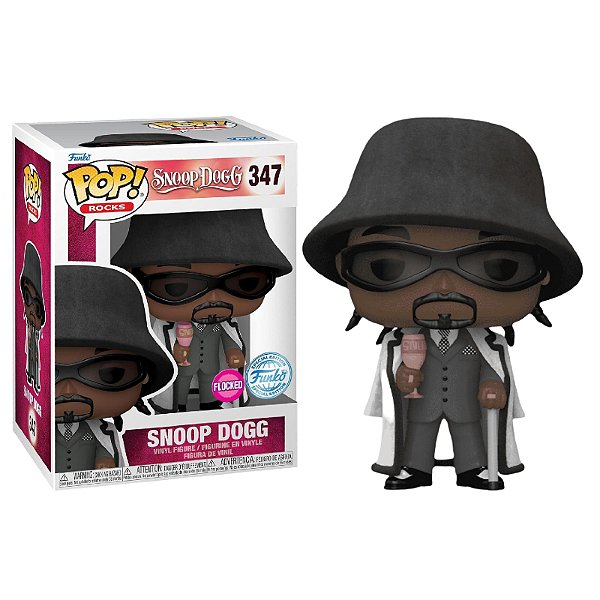 Funko Pop! Rocks Snoop Dogg 347 Exclusivo Flocked