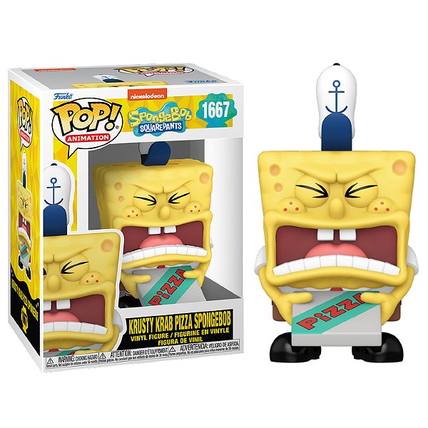 Funko Pop! Animation Bob Esponja Krusty Krab Pizza SpongeBob 1667