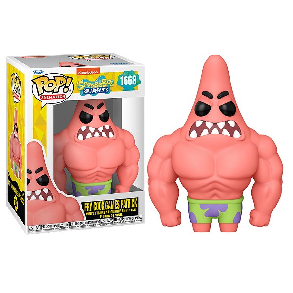 Funko Pop! Animation Bob Esponja Fry Cook Games Patrick 1668
