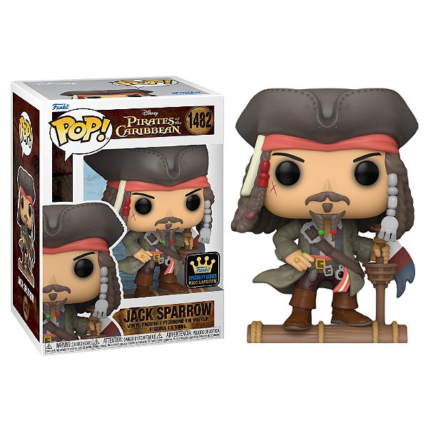 Funko Pop! Filme Piratas do Caribe Jack Sparrow 1482 Exclusivo